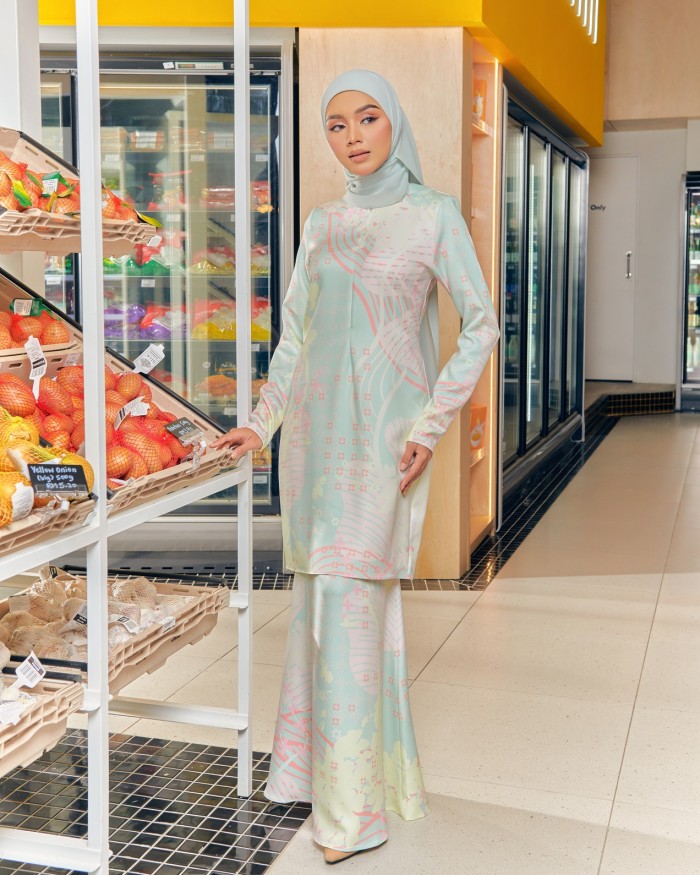 SIERRA KURUNG - GREYISH GREEN