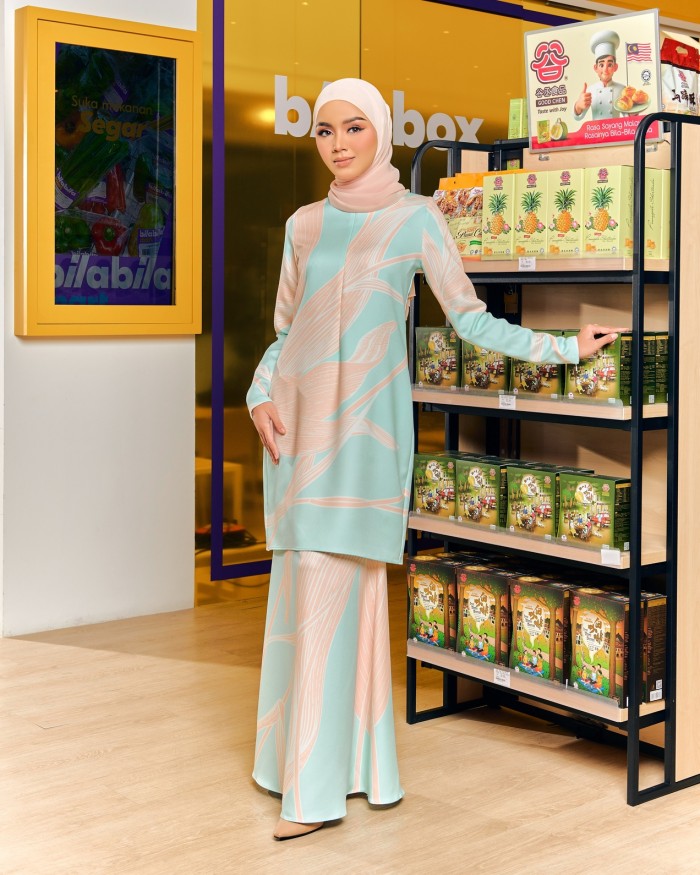 AVA KURUNG - TURQUOISE PEACH