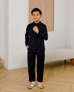 JAZZMAN BAJU MELAYU (KID) - BLACK