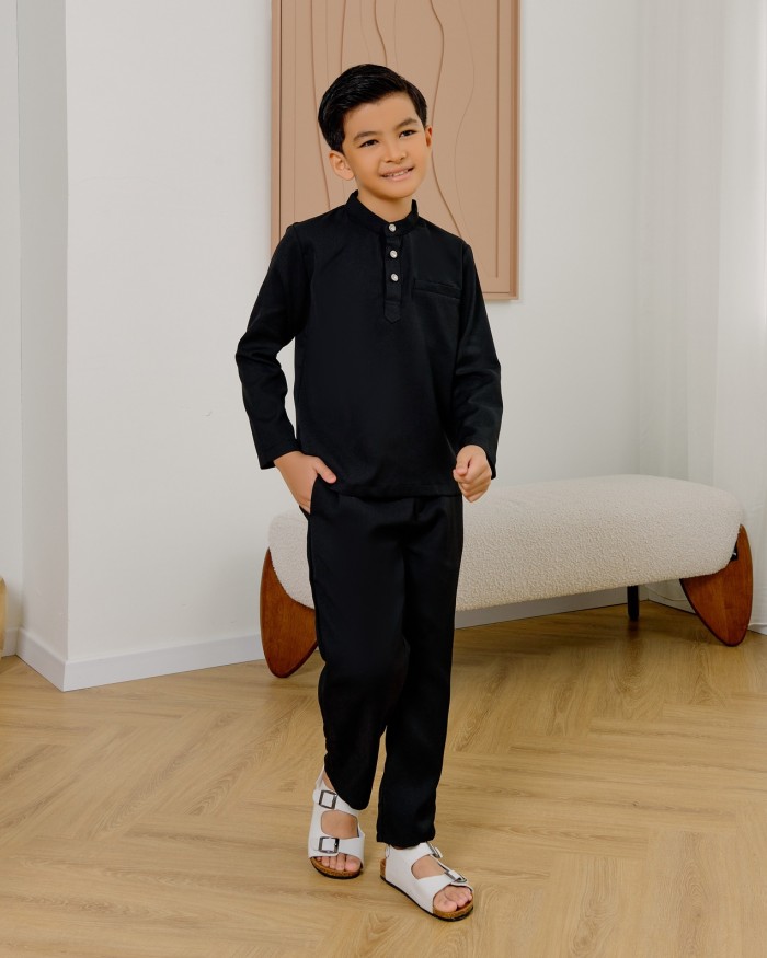 JAZZMAN BAJU MELAYU (KID) - BLACK