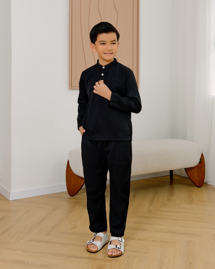 JAZZMAN BAJU MELAYU (KID) - BLACK