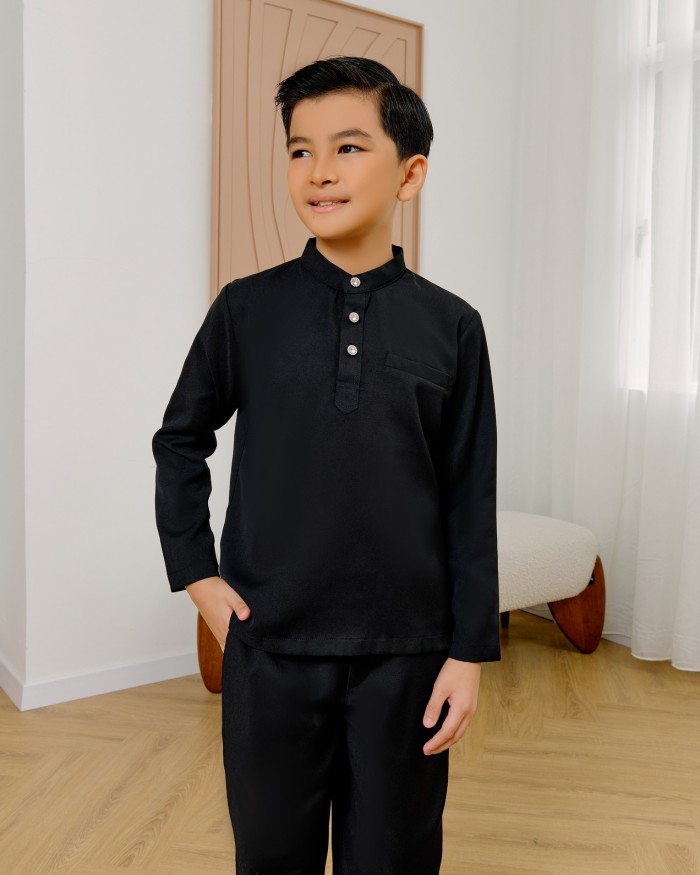 JAZZMAN BAJU MELAYU (KID) - BLACK