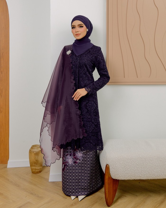 WIDURI KEBAYA - PLUM PURPLE