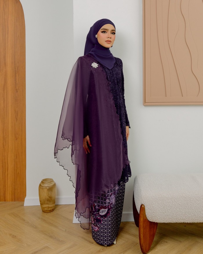 WIDURI KEBAYA - PLUM PURPLE