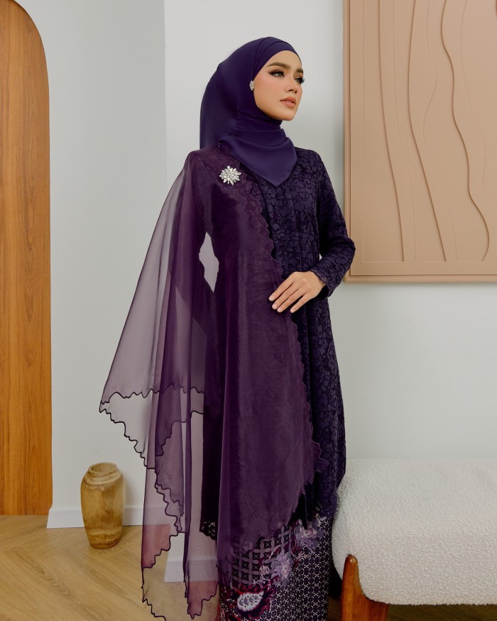 WIDURI KEBAYA - PLUM PURPLE