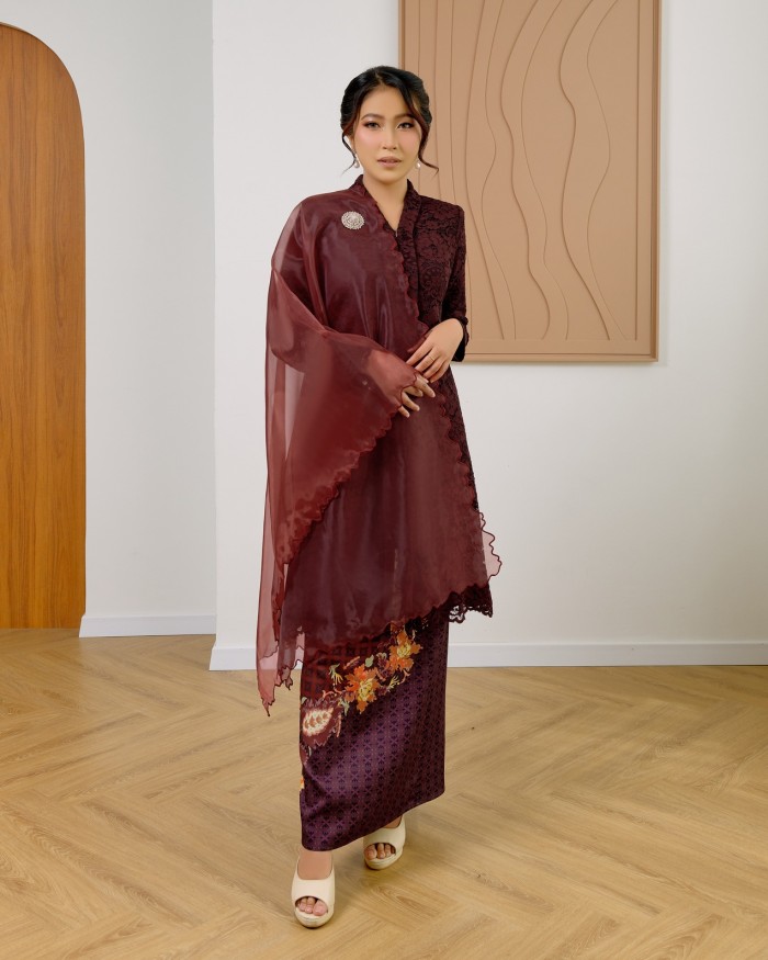 WIDURI KEBAYA - MAROON