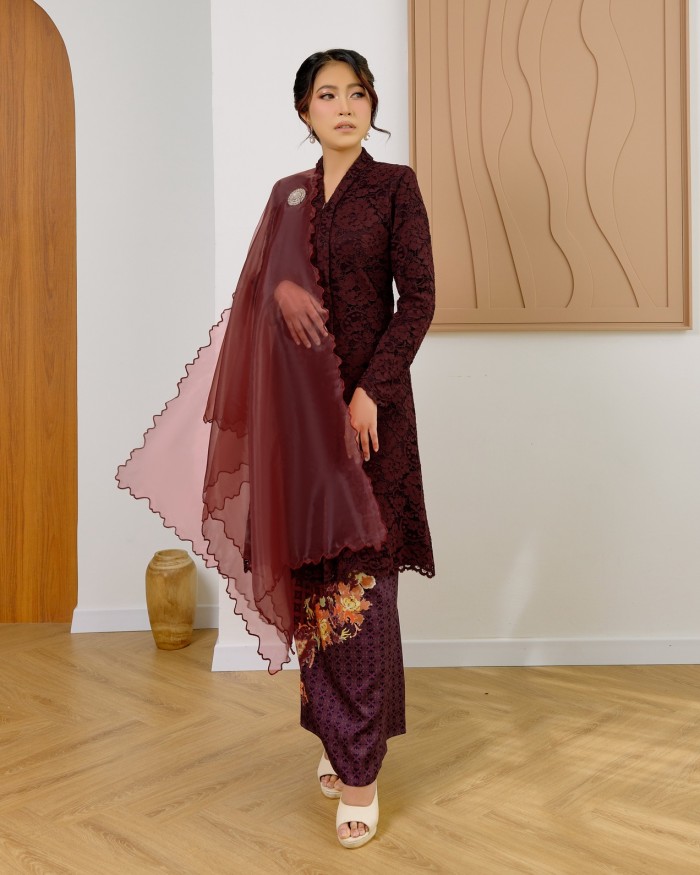 WIDURI KEBAYA - MAROON