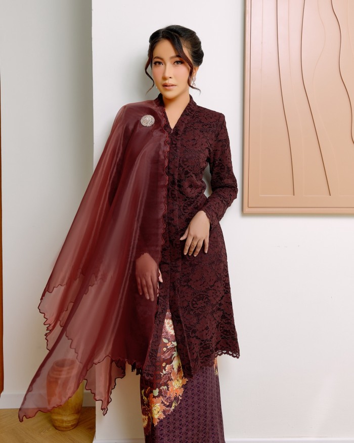 WIDURI KEBAYA - MAROON