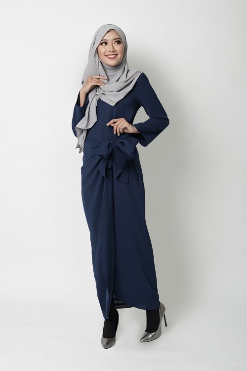 JERVAINE DRESS - DEEP NAVY