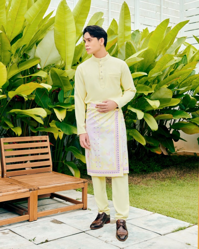 JAZZMAN BAJU MELAYU - SOFT YELLOW