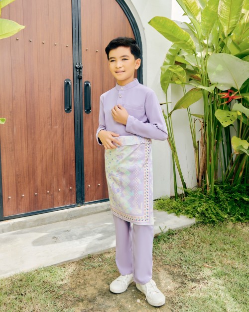 JAZZMAN BAJU MELAYU (KID) - PURPLE LILAC