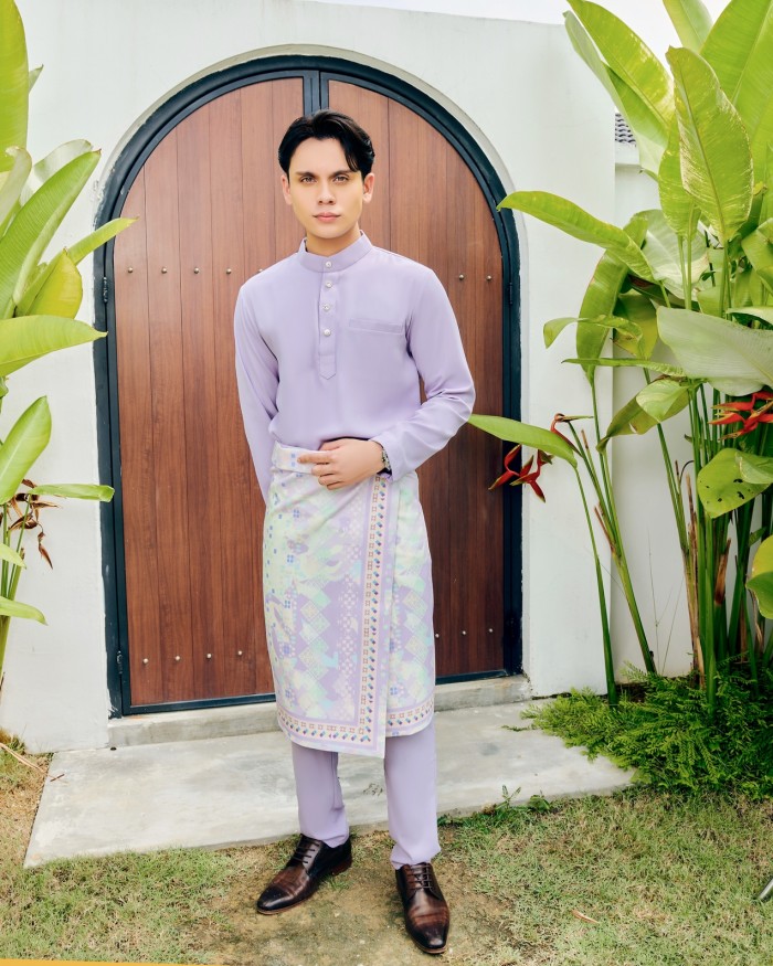 JAZZMAN BAJU MELAYU - PURPLE LILAC