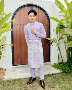 JAZZMAN BAJU MELAYU - PURPLE LILAC