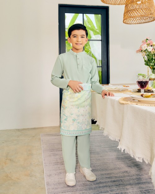 JAZZMAN BAJU MELAYU (KID) - MINT GREEN