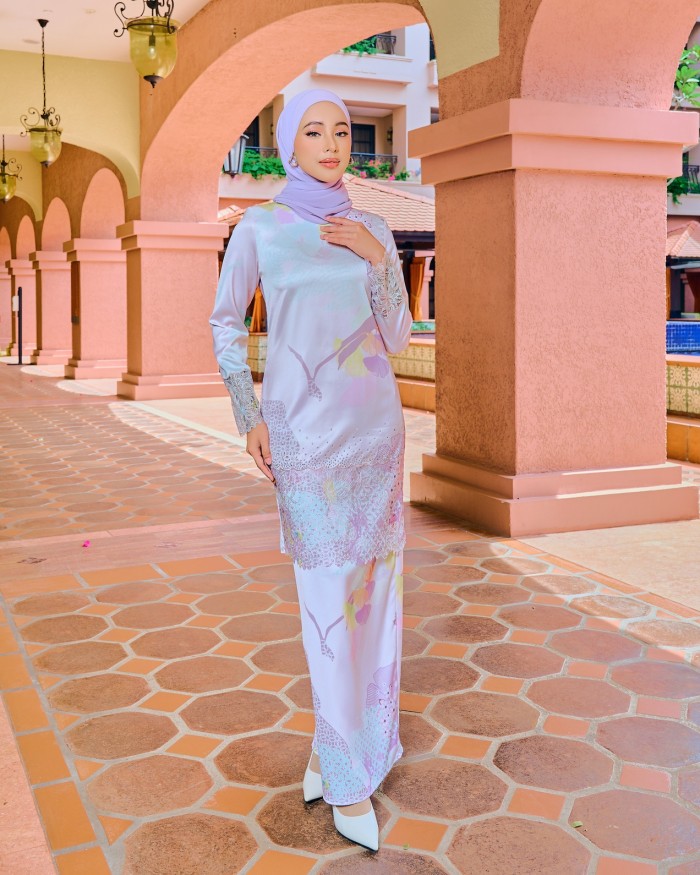 MELIA KURUNG - PASTEL  PINK