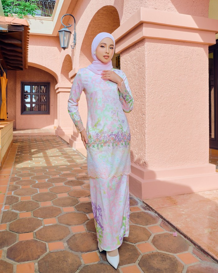 RIENA KURUNG - PEACH PURPLE