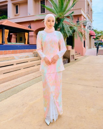 SENROSE KURUNG -  NUDE PINK