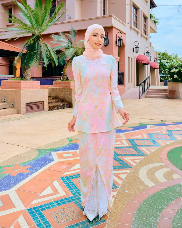 SENROSE KURUNG -  NUDE PINK