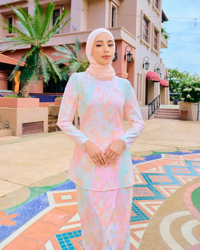 SENROSE KURUNG -  NUDE PINK