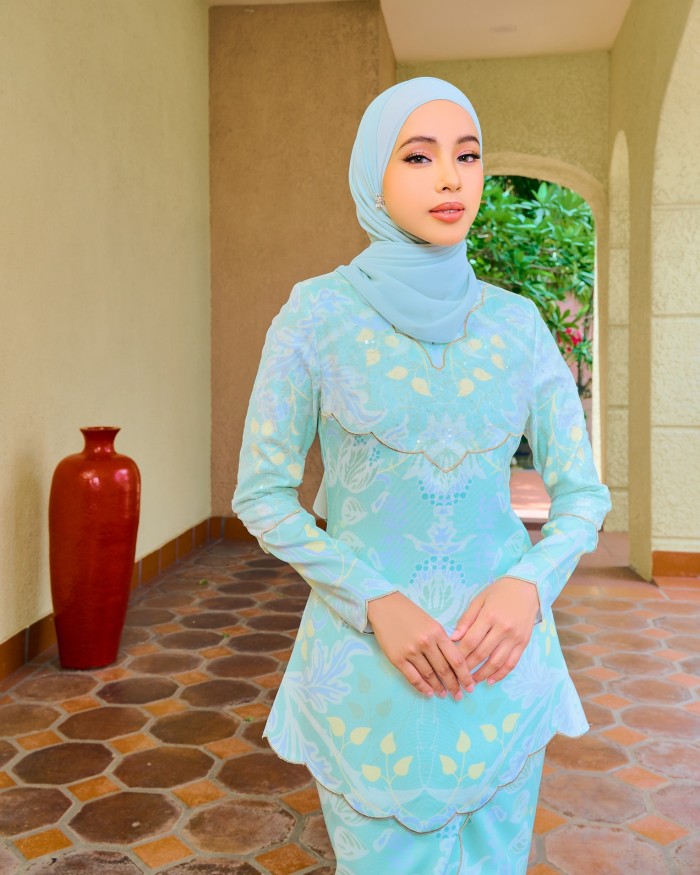 FELECIA KURUNG - MINT BLUE