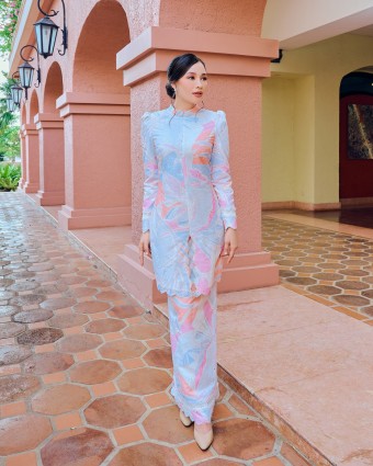 ASYALLY KURUNG - GERISH BLUE