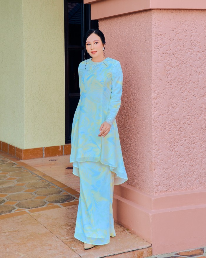 IZZARA KURUNG - YELOWISH BLUE