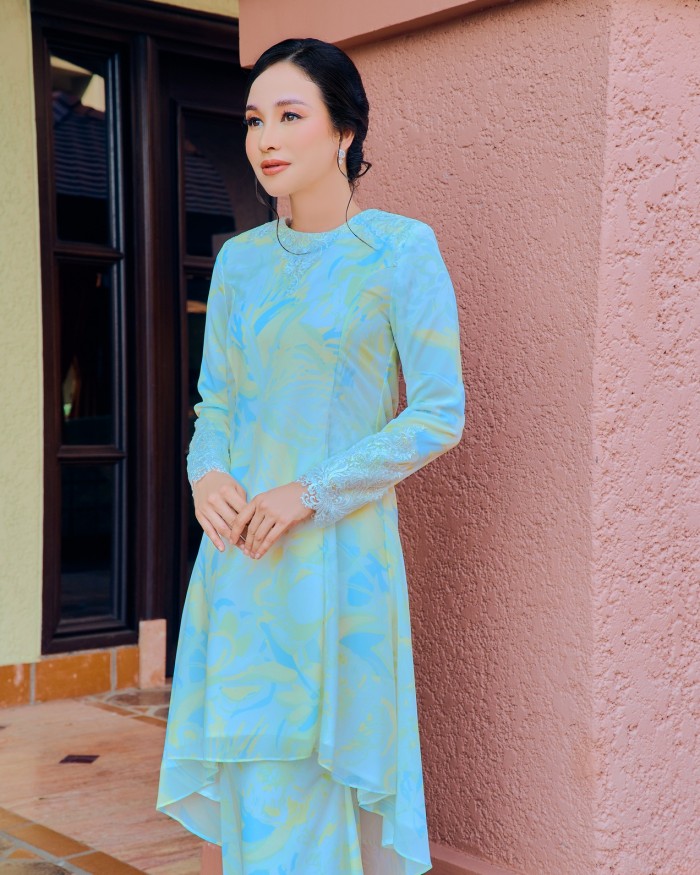 IZZARA KURUNG - YELOWISH BLUE