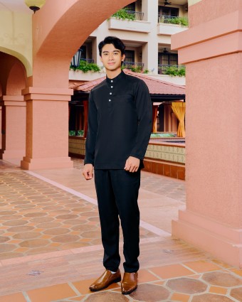 JAZZMAN BAJU MELAYU - BLACK