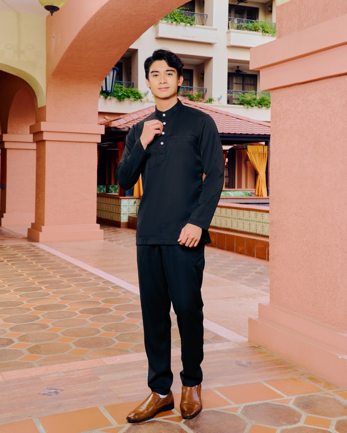 JAZZMAN BAJU MELAYU - BLACK