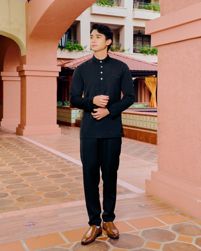 JAZZMAN BAJU MELAYU - BLACK