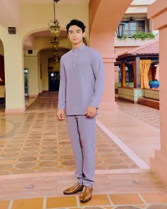 JAZZMAN BAJU MELAYU - PURPLE LAVENDER