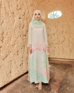 ALORA ABAYA - MINT GREEN