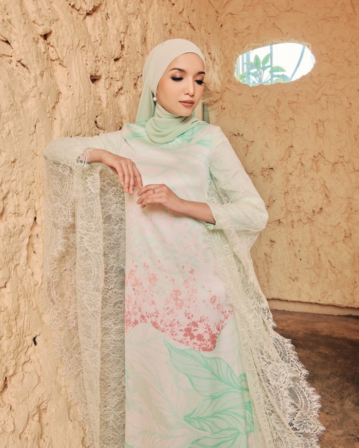 ALORA ABAYA - MINT GREEN