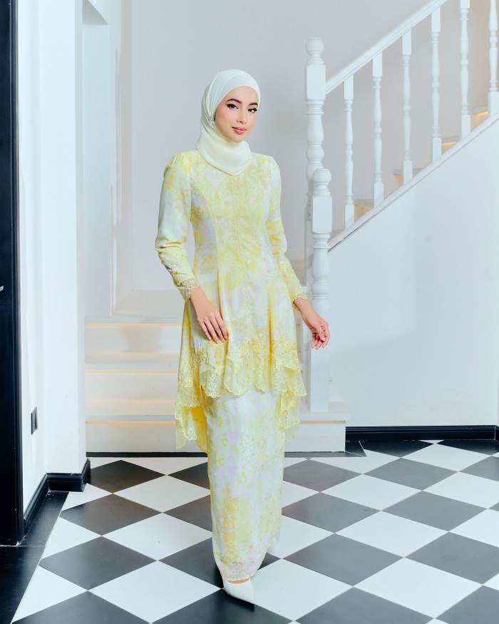 AMYLIA KURUNG -  SOFT YELLOW