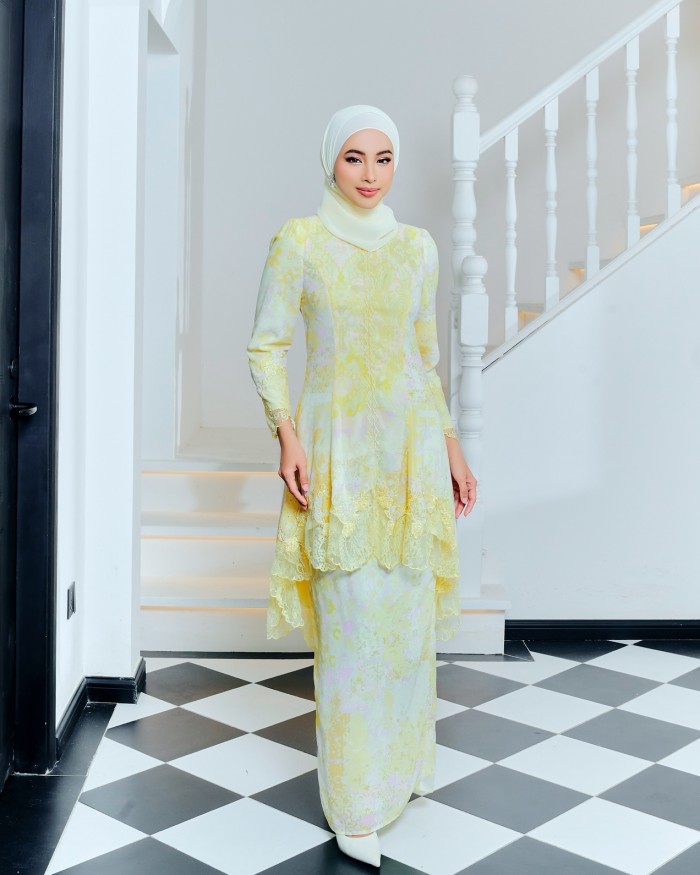 AMYLIA KURUNG -  SOFT YELLOW