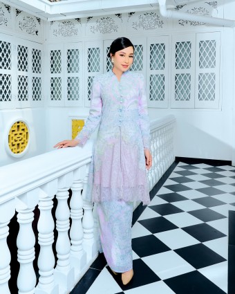 SAFEEYA KEBAYA - MAUVE PURPLE