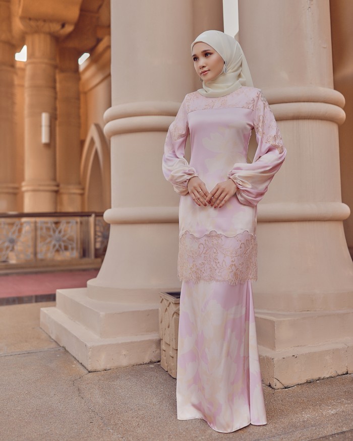 RAMONA LACE KURUNG - PINK