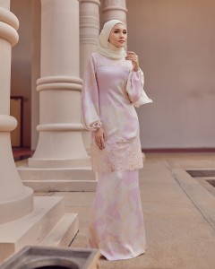 RAMONA LACE KURUNG - PINK