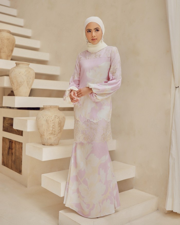 RAMONA LACE KURUNG - PINK