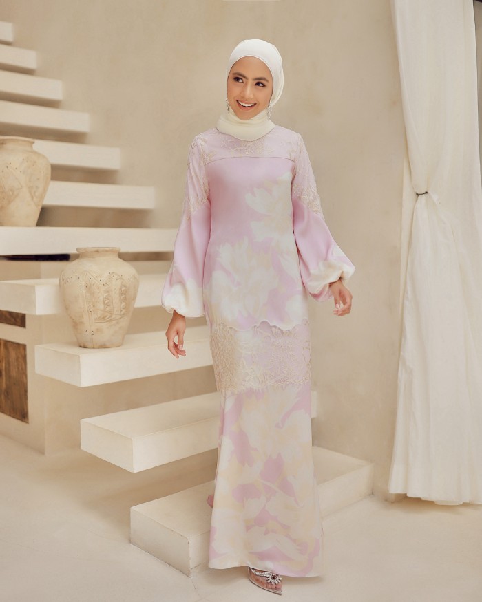 RAMONA LACE KURUNG - PINK