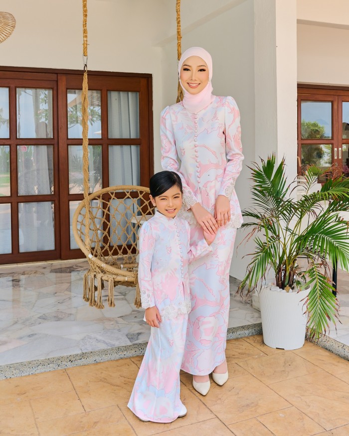 LILY KURUNG (KID) - GREYISH PINK