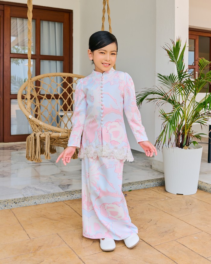 LILY KURUNG (KID) - GREYISH PINK