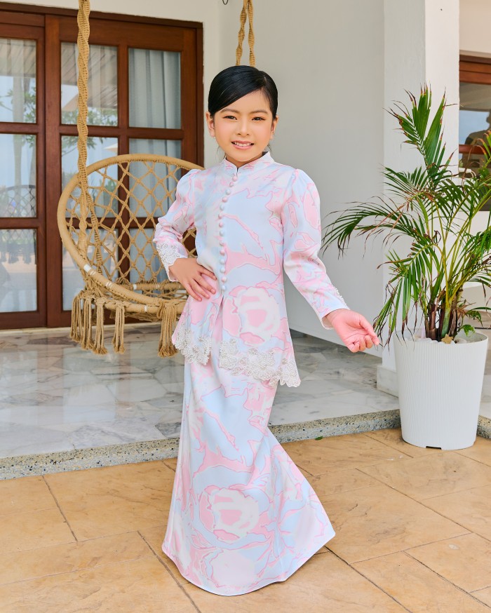 LILY KURUNG (KID) - GREYISH PINK