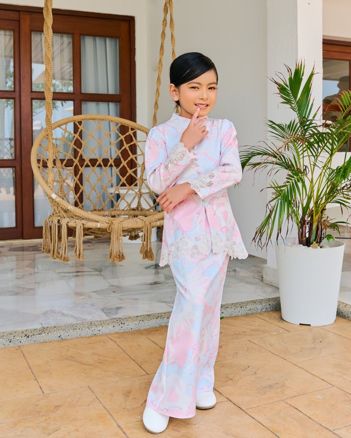 LILY KURUNG (KID) - GREYISH PINK