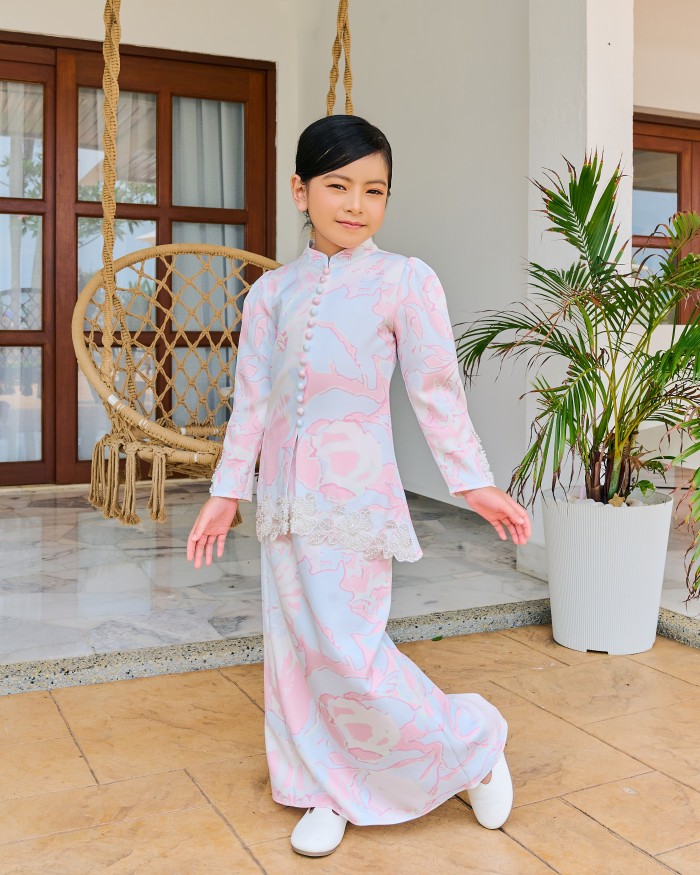 LILY KURUNG (KID) - GREYISH PINK