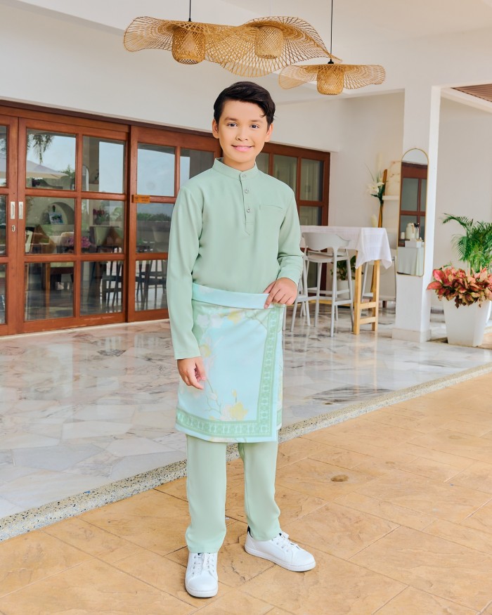 JAZZMAN BAJU MELAYU (KID) - MINT GREEN