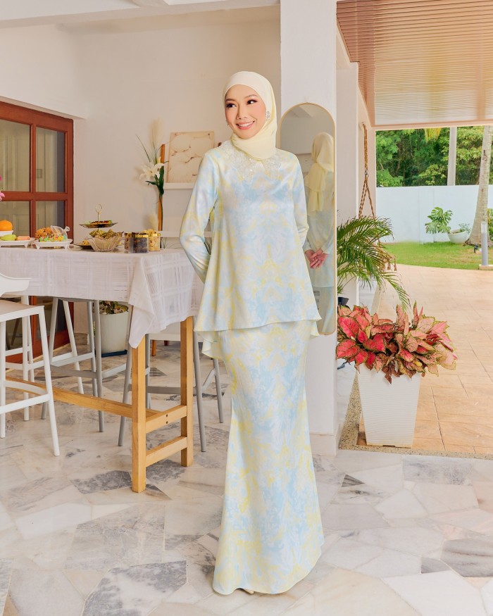 SHIRLYN KURUNG - BLUEYISH YELLOW