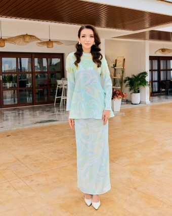 ELSA KURUNG - BLUISH MINT