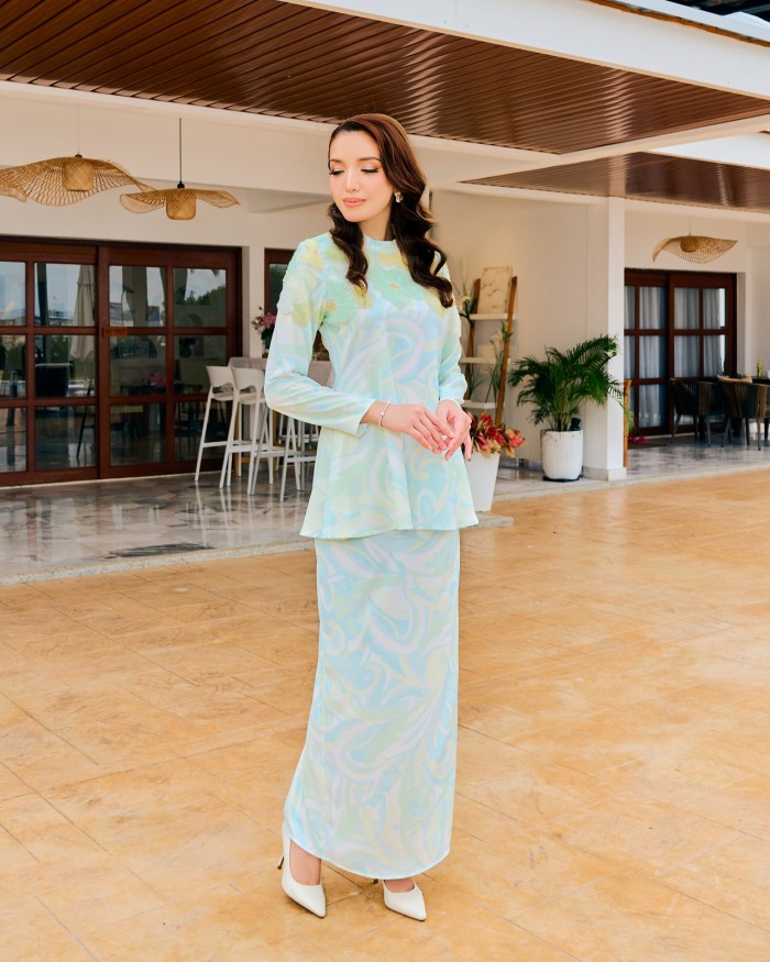 ELSA KURUNG - BLUISH MINT