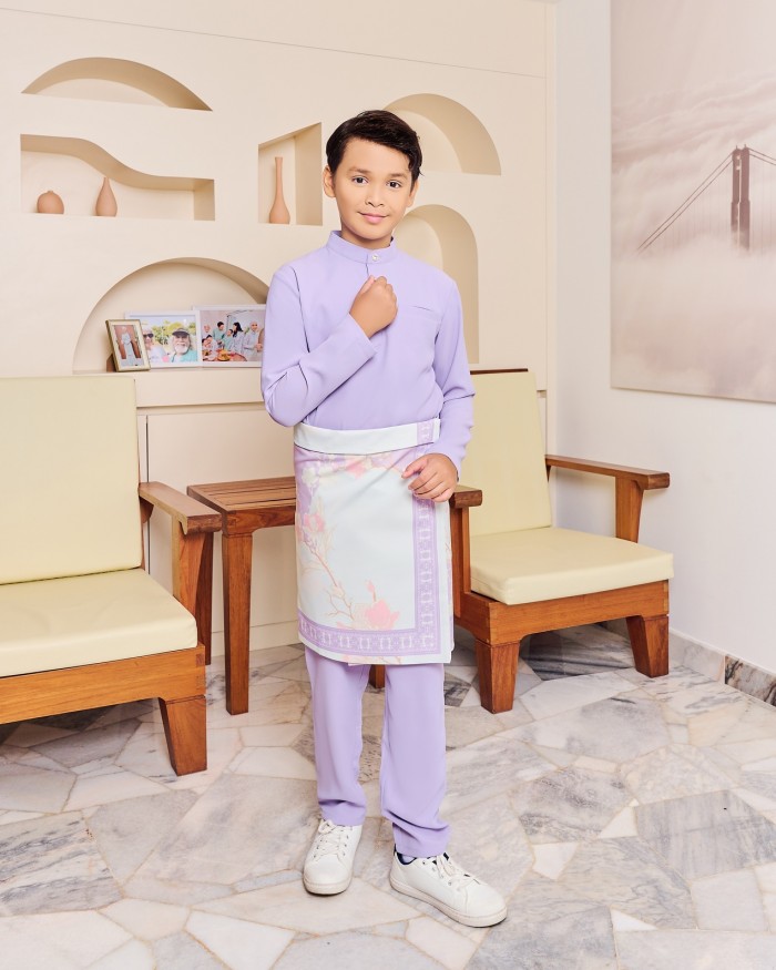 JAZZMAN BAJU MELAYU (KID) - PURPLE LILAC